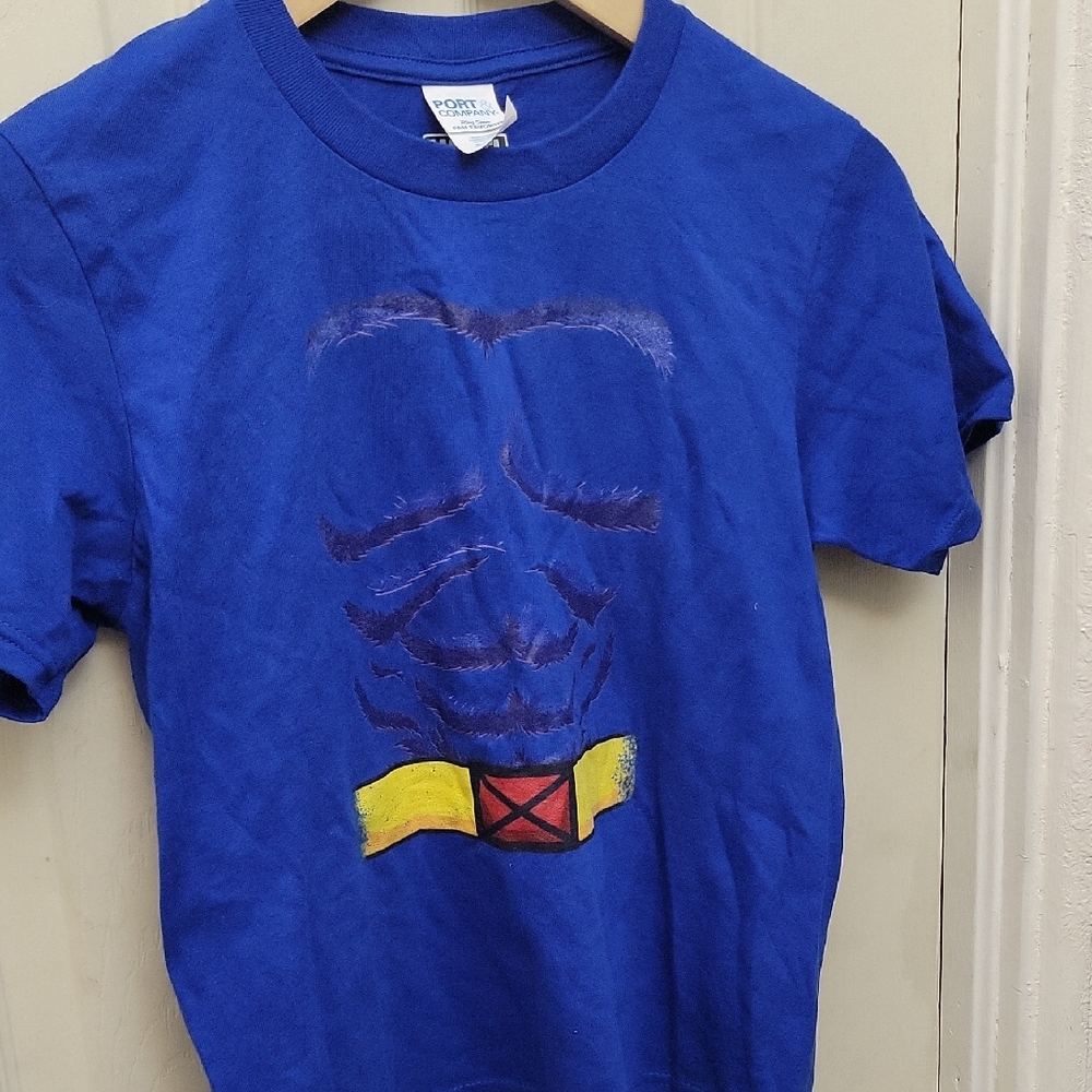 Marvel Boys Beast T-Shirt with Black and White Logo